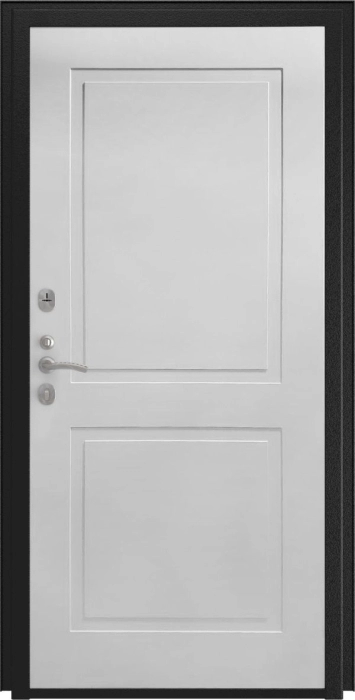 Входная дверь Модель L - 49 ФЛ-609 (L-52, 10мм, белый матовый) внутренняя сторона